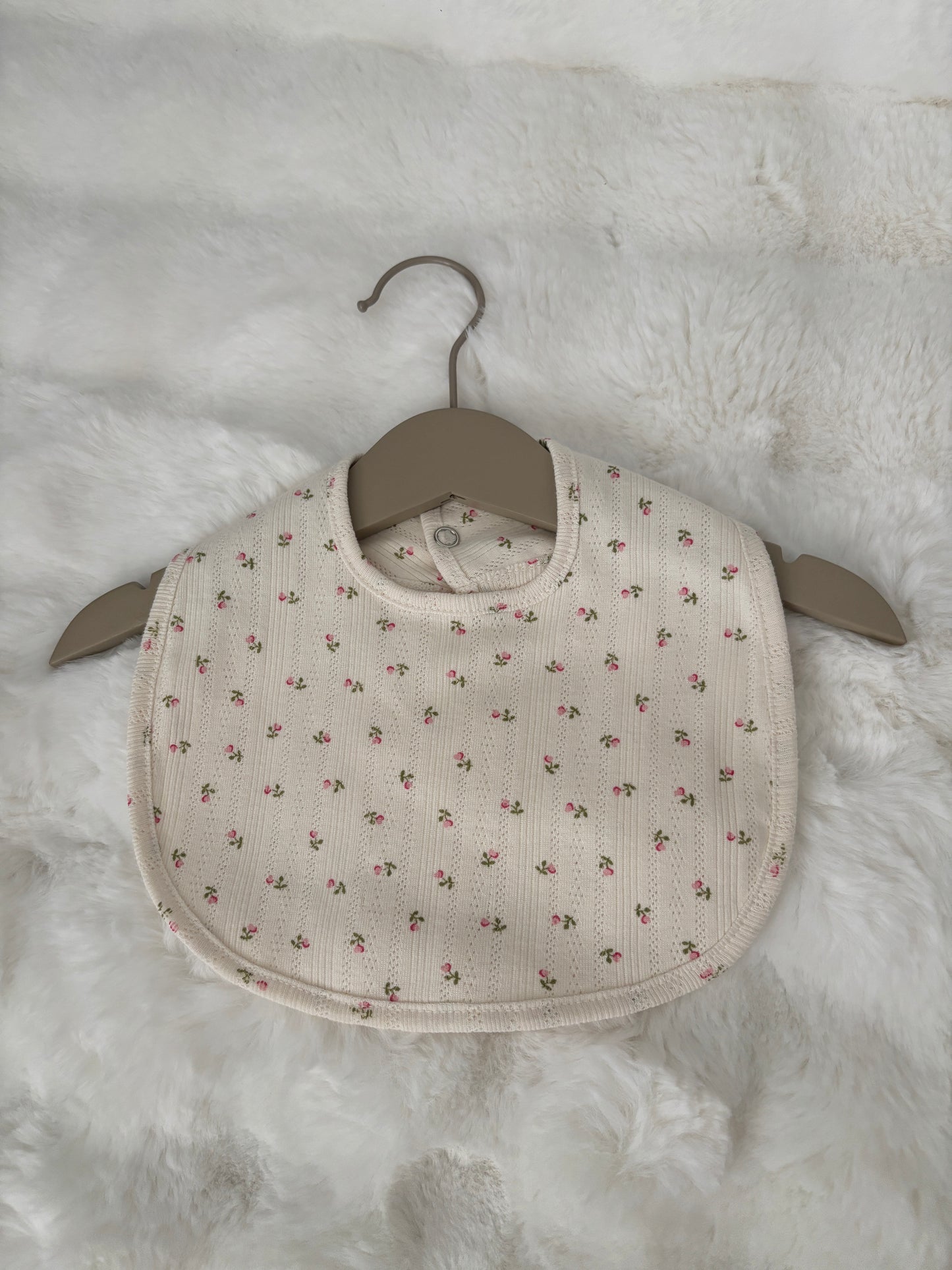 Premium Cotton Pointelle Baby Bib