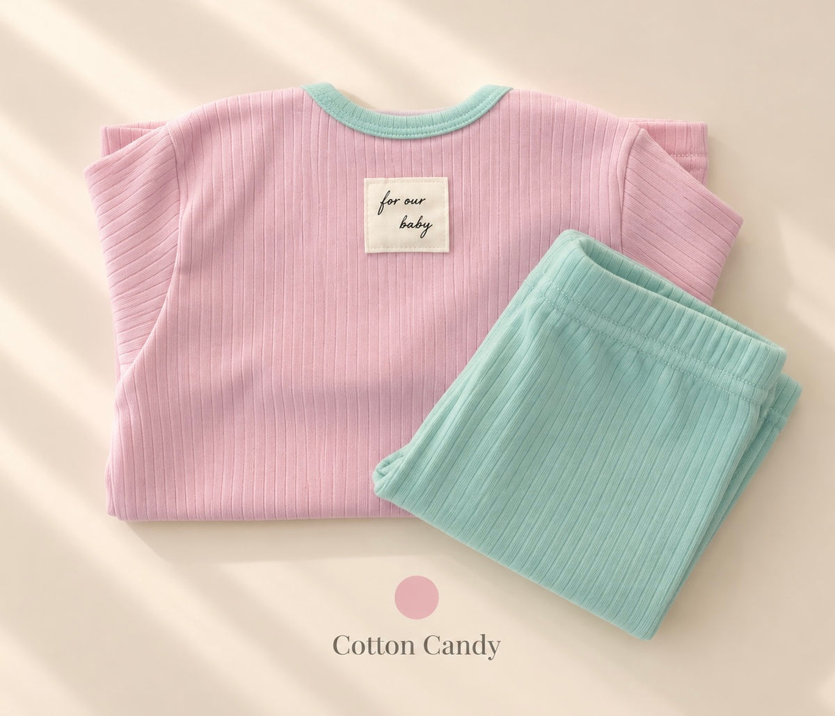 Ribbed Cotton Loungewear Set