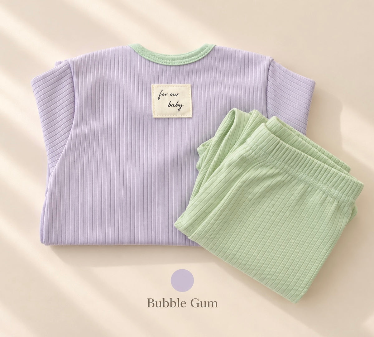 Ribbed Cotton Loungewear Set