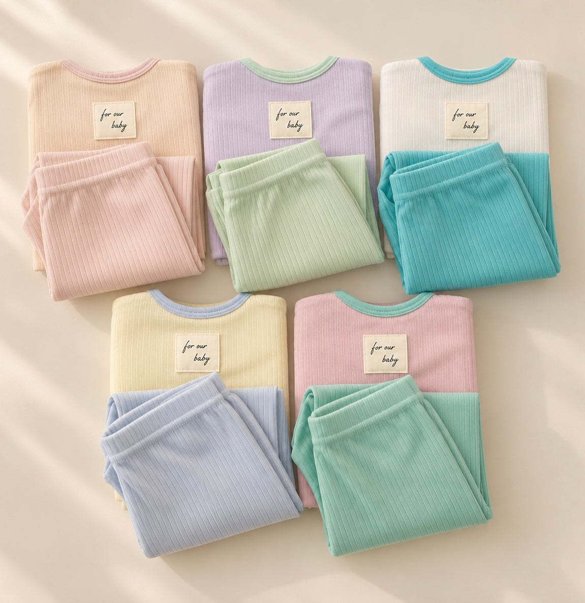 Ribbed Cotton Loungewear Set