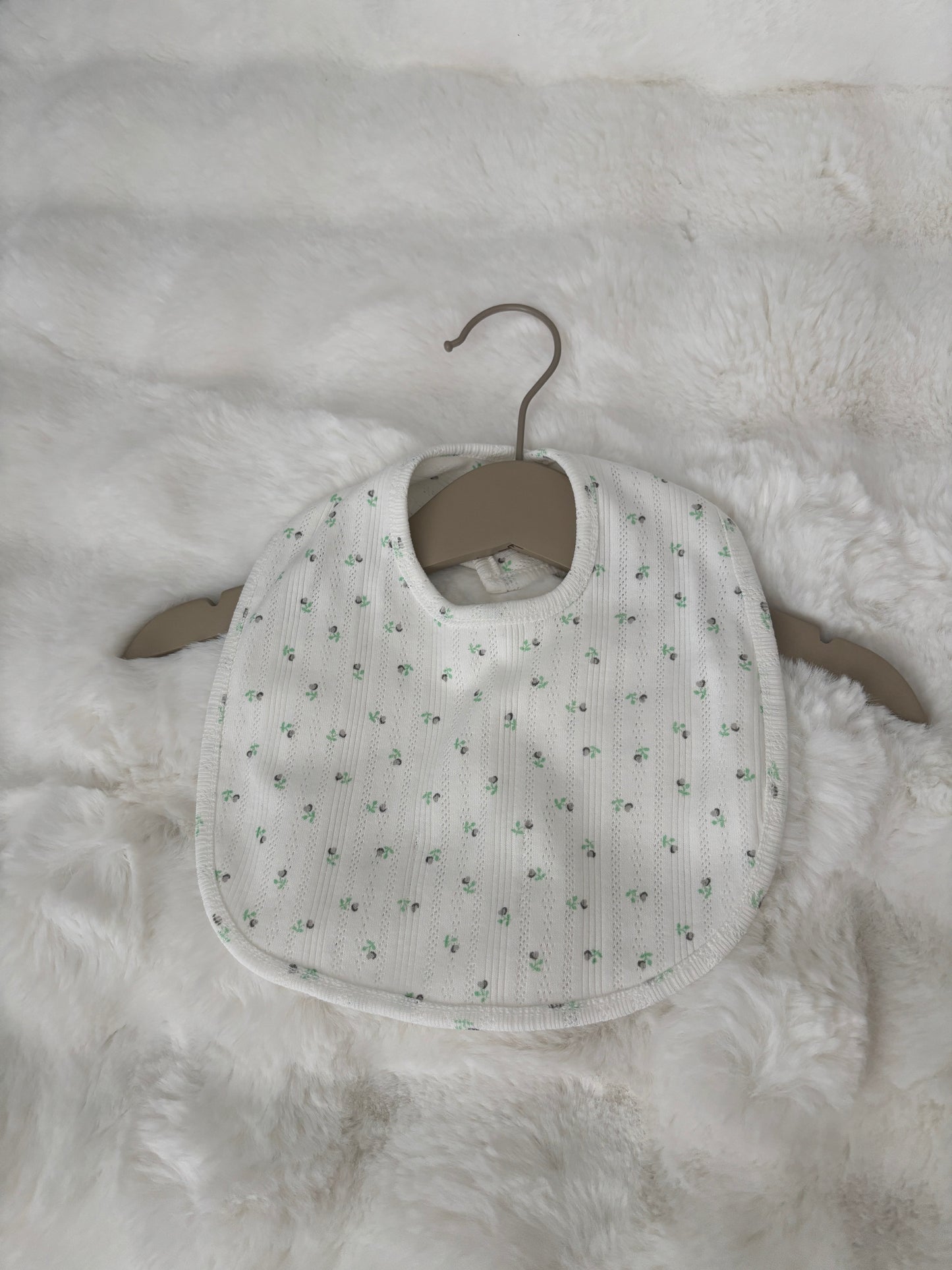 Premium Cotton Pointelle Baby Bib